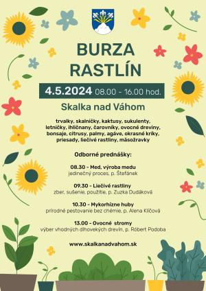 Burza rastlín Skalka nad Váhom