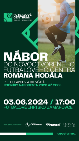 Futbalová akadémia nábor